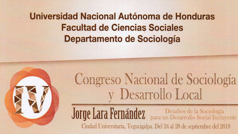 Congreso Nacional de Sociología y Desarrollo Local – Honduras