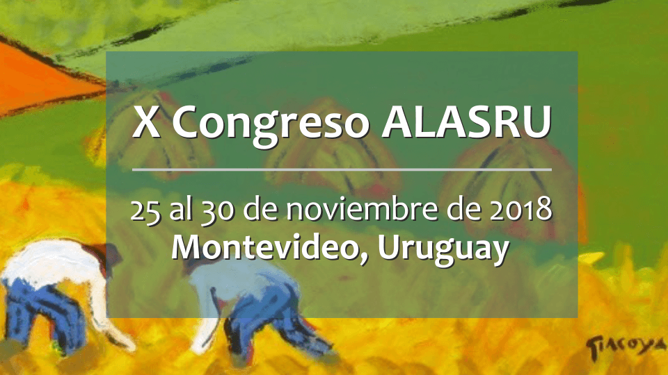 X Congreso ALASRU