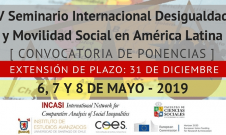 V Seminario Internacional Desigualdad y Movilidad Social en América Latina