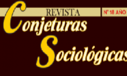 Revista Conjeturas Sociológicas Edición N° 18