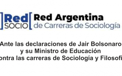 Comunicado de Red Argentina de Carreras de Sociología (Red Socio), ante los dichos del Presidente de Brasil