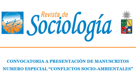Revista de Sociología – Convocatoria Manuscritos "Conflictos Socio-ambientales"