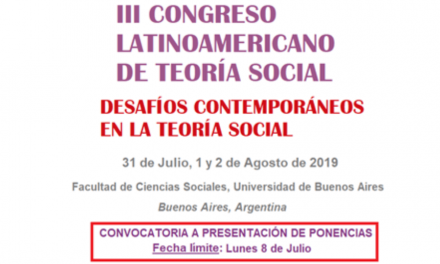 III Congreso Latinoamericano de Teoría Social