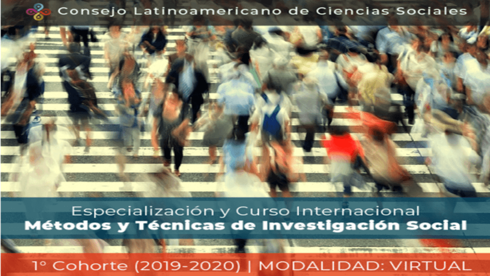 Especialización y Curso Internacional – "Métodos y técnicas de investigación social"