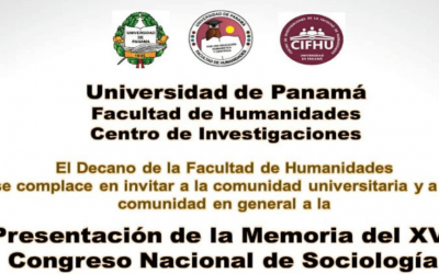 Presentación de la Memoria del XVI Congreso Nacional de Sociología – Panamá