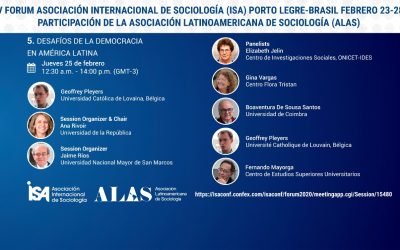 IV Foro ISA-ALAS. 5. Desafíos de la Democracia en América Latina