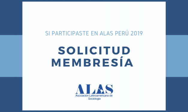 Solicitud Membresía ALAS