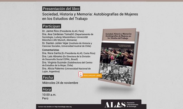 Link de entrada: sociedad, historia y memoria, autobiografías de las mujeres en los estudios del trabajo