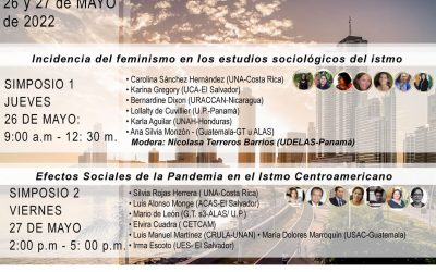 1ra. Jornada Sociológica del Istmo Latinoamericano 2022