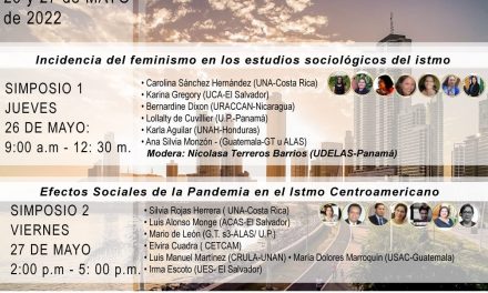1ra. Jornada Sociológica del Istmo Latinoamericano 2022