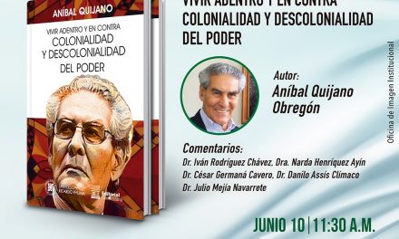 Libro presentado sobre Anibal Quijano editado por la Universidad Ricardo Palma