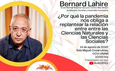 ALAS 2022, conferencia inaugural: Bernard Lahire