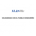 COMUNICADO DE SOLIDARIDAD CON EL PUEBLO HONDUREÑO